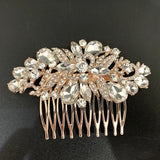 Crystal Hair Comb Rhinestone Jewelry Bride Headpiece