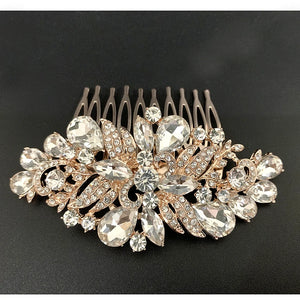 Crystal Hair Comb Rhinestone Jewelry Bride Headpiece