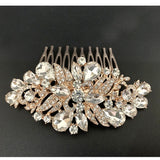 Crystal Hair Comb Rhinestone Jewelry Bride Headpiece