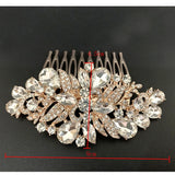 Crystal Hair Comb Rhinestone Jewelry Bride Headpiece