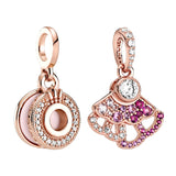 Silver 925 Rose Necklace for Women