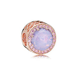 Rose Opal Beads S925 Sterling Silver Beaded Bracelet