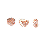 Rose Petites Locket Charm for Pendants Necklace 925 Sterling Silver DIY Pendant