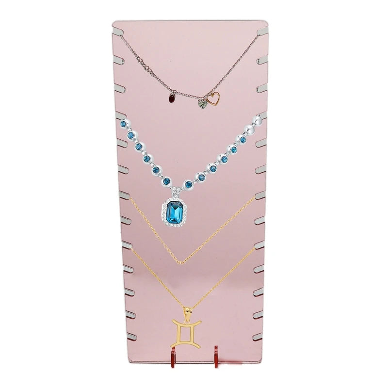 Rose Plastic Necklace Bracelet Display Stand