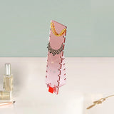 Rose Plastic Necklace Bracelet Display Stand