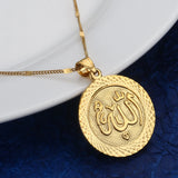Rose Silver Islam Muslim Arab Allah Pendant Necklace For Women Men