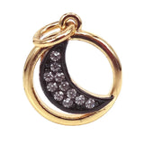 Pave CZ Peace Pendant Charms DIY Jewelry