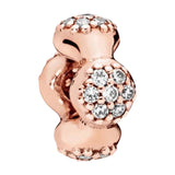 Rose Spacer Charms Beads Bracelet DIY Jewelry Making Hearts Wildflower Pods
