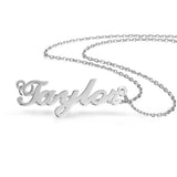 Rose Stainless Steel Name Choker Necklace English Style Gift