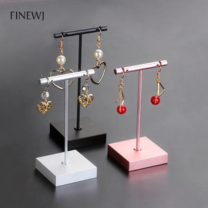 Stainless Steel T Bar Earrings Studs Display Stand