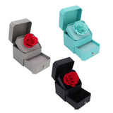 Elegant Red Rose Jewelry Lifting Gift for Engagements