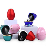 Rose LED Light Necklace Pendant Bracelet Boxes Organizer