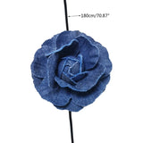 Rose Pendant Clavicle Chain Necklace Adjustable Length