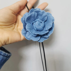 Rose Pendant Clavicle Chain Adjustable Necklace