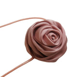 Rose Pendant Clavicle Chain Adjustable Necklace Dropship