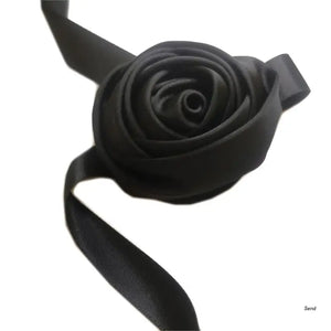 Rose Pendant Collarbone Chain Wind Adjustable Necklace