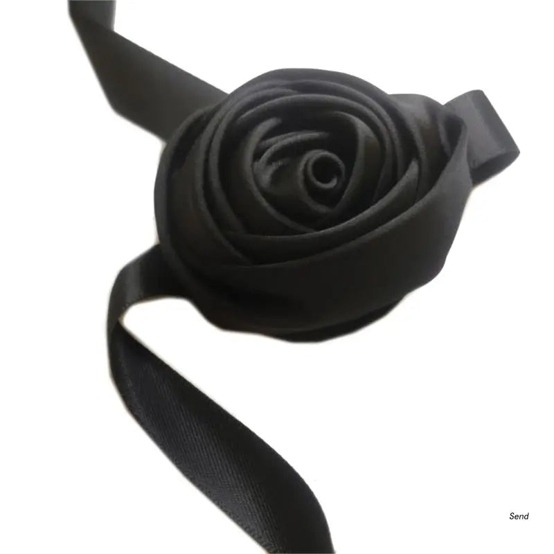 Rose Pendant Collarbone Chain Wind Adjustable Necklace