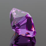 Rose Purple Radiant CZ High Carbon Diamond Lab Zircon 4K Cutting