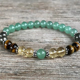 Rose Quartz Amazonite Beads Bracelet