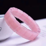 Rose Quartz Crystal Pink Bracelet DIY Supply