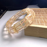 Rose Quartz Natural Stone Bracelet Elastic Cord Bracelet For Men