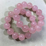Rose Quartz Round Bracelet Beads 12/14/16mm Natural