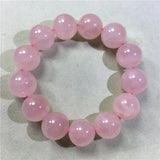 Rose Quartz Round Bracelet Beads 12/14/16mm Natural