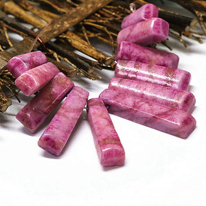 Rose Red Calaite Chrysocolla Pendant for Women DIY Necklace