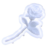Rose Silicone Mold 3D Flower Resin Mold Keychain Pendant Crystal Epoxy DIY