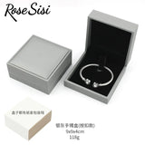 Rose Sisi Classic Packaging Brushed PU Jewelry Box for Women