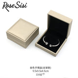 Rose Sisi Classic Packaging Brushed PU Jewelry Box for Women