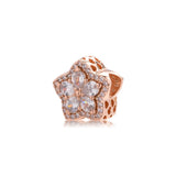 Rose Snowflake Charm DIY Beads For Jewelry Making Fits Charms Chain Bracelets