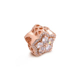 Rose Snowflake Charm DIY Beads For Jewelry Making Fits Charms Chain Bracelets
