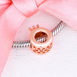 Rose Logo & Crown O Charm Bracelets Girl Charm Beads