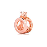 Rose Logo & Crown O Charm Bracelets Girl Charm Beads