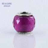 Rose Red 925 Silver String Ornaments DIY Beaded Women Fit Pandora Bracelet