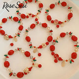 Chinese Zodiac Bracelet Lucky Cat Pendant Red Bracelet Lucky Bag