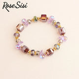 Korean Style Magic Crystal Bracelet for Women Beaded Elastic Jewelry Present