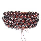 Rosewood Bracelet 108 Prayer Beads Wooden Rosary