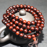 Rosewood Bracelet 108 Prayer Beads Wooden Rosary