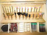 Rotary Grinding Tool Set with Wooden Case