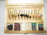 Rotary Grinding Tool Jewelry Polishing Set with Wooden Case