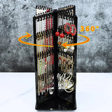 Acrylic Jewelry Organizer Stand Large Capacity Necklace Display