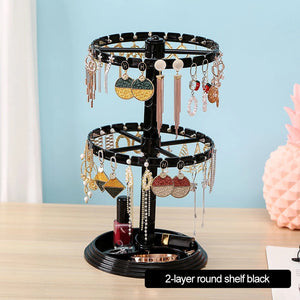 Acrylic Earring Holder Stand Display Jewelry Organizer Tray
