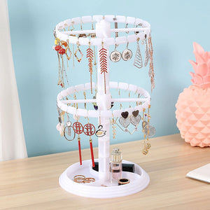 Acrylic Earring Holder Stand Display Jewelry Organizer Tray
