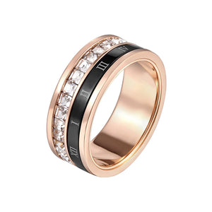 Crystal Ring Wedding Bridal Engagement Xmas Gift Women Jewelry
