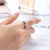 Crystal Ring Wedding Bridal Engagement Xmas Gift Women Jewelry