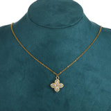 Crystal Flower Necklace for Women Stress Relief