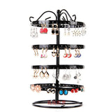 Rotating Earring Display Jewelry Rack Organizer Hard Display Stand