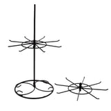2-Tier Rotating Iron Stand Rack Jewelry Toy Display